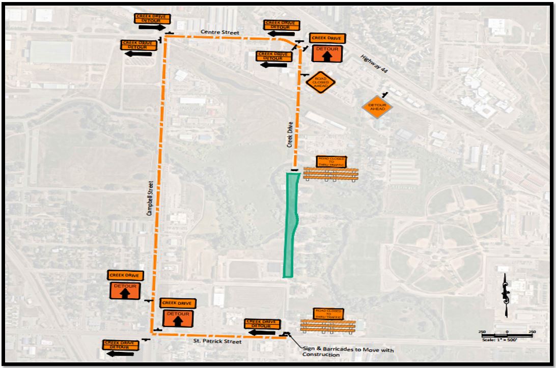 Creek Drive JJ Asphalt 10 8 2025 Map