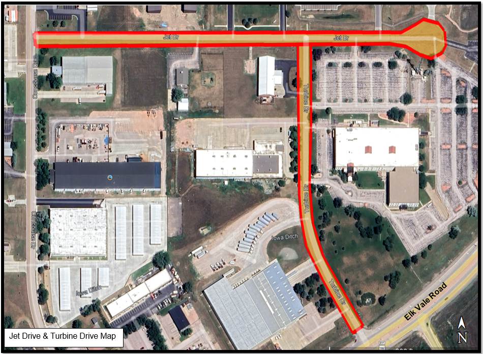 Jet DrTurbine Dr Dakota Asphalt 10 20 2025 Map