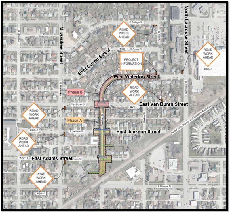 Waterloo Street PH2 Lidel Construction 3 3 2025 Map