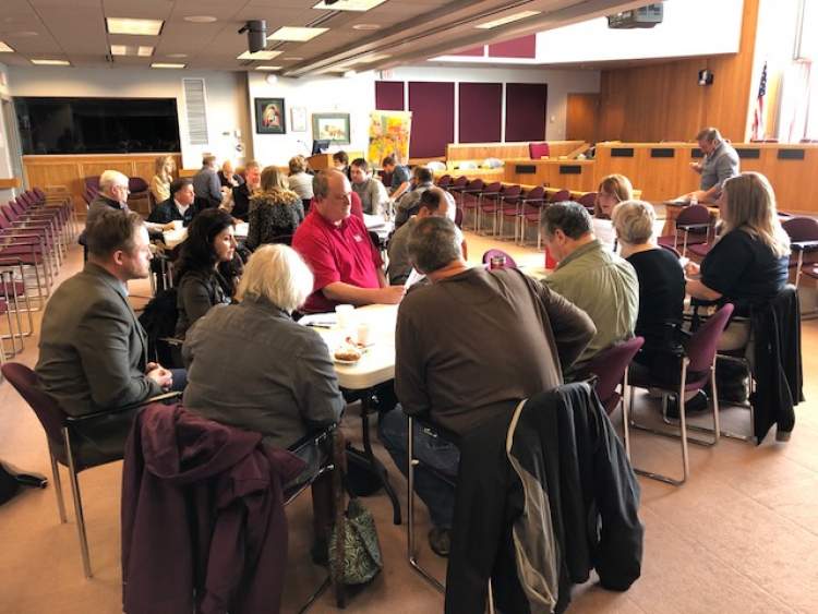 The May 1 'Coffee With Planners' event had just gotten underway when the building was evacuated due to smoke and odors.  The session has been rescheduled to Wednesday, May 15 at 9 a.m. in Council Chambers.