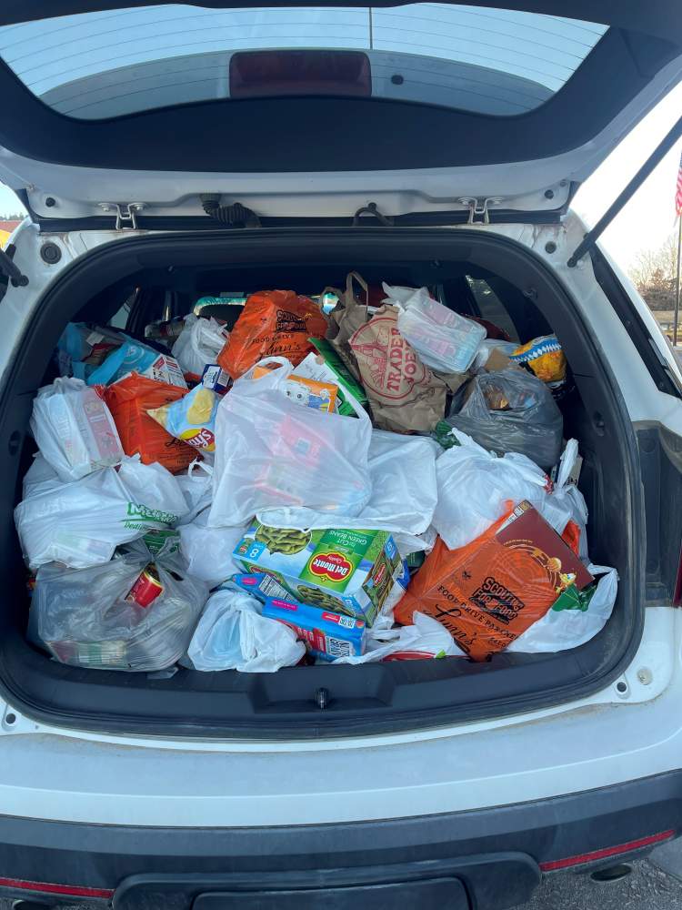 Nearly 1700 pounds of food were collected in the recent City food drive hosted by the Public Works Department and AFSCME.