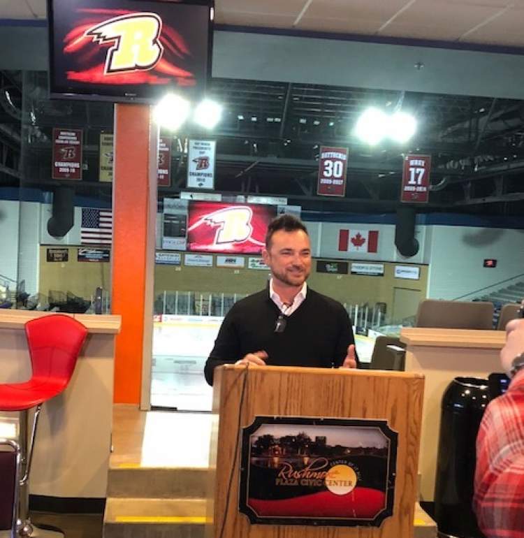 Jeff Dickerson (pictured) along with T.J. Puchyr of Spire Sports + Entertainment of Charlotte, NC are the new members of the Rapid City Rush ownership group.