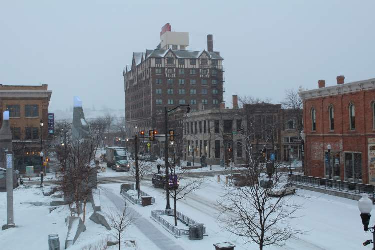 The City reminds residents of the Downtown Snow Alert policy and that residents can receive notifications of when an alert is declared by texting 'RCSnow' to 898211 through the 211 Helpline Center.