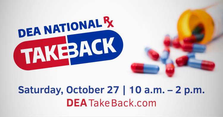 National Prescription Drug Take-Back Day set for October 27th
