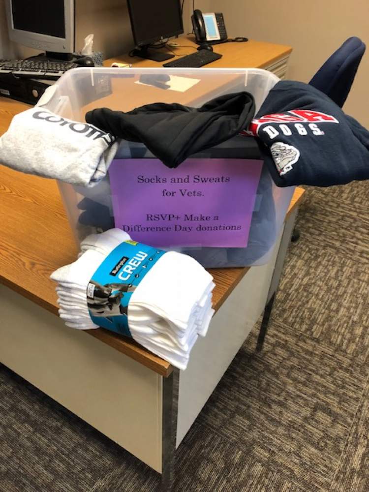 MAKE A DIFFERENCE: RSVP+ Seeking Socks and Sweats For Vets