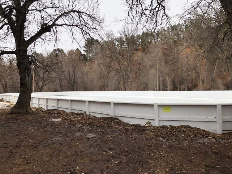 City Parks and Rec Department crews have repaired the old Braeburn Park Ice Rink, infusing new life into the decades-old rink that was home to one of Rapid City's first hockey and ice skating areas.