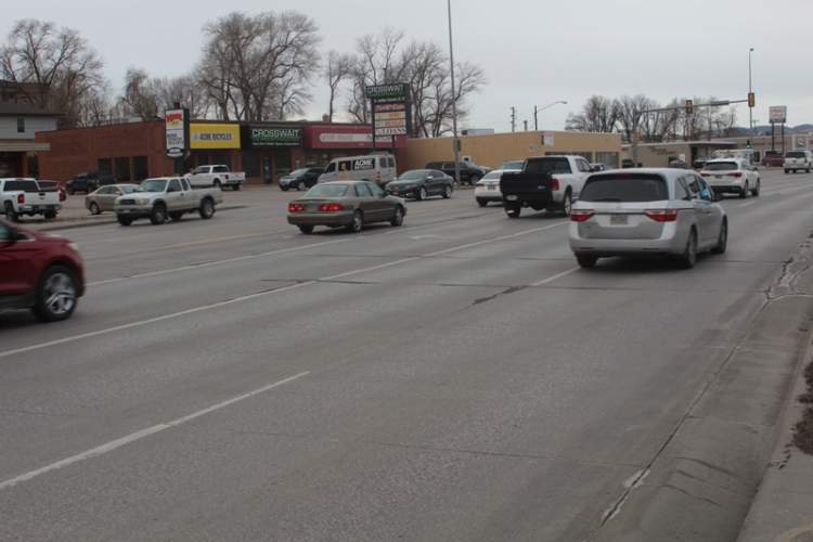 This stretch of road from Jackson Boulevard to Cross Street is one of the busiest traffic segments in Rapid City with more than 30,000 vehicles per day