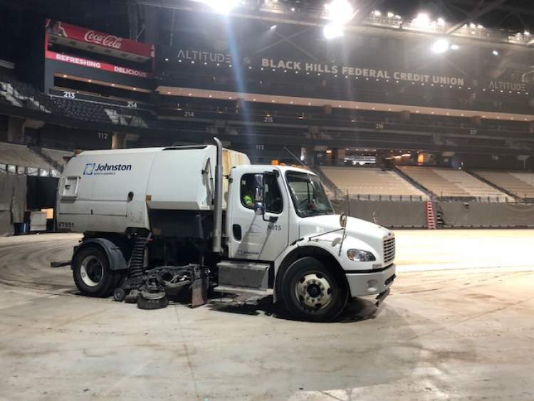 City Sweeps Average of 2500 Tons of Material from City Streets