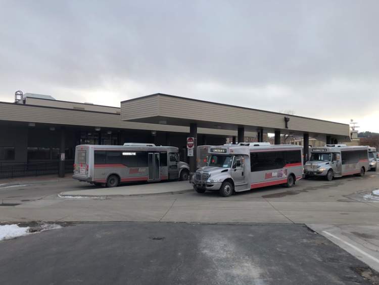 The City's Rapid Transit System - RapidRide and Dial-A-Ride - are scheduled to operate Saturday, however due to the weather forecast of significant snow and wind conditions, anyone wishing to utilize the RTS services Saturday are advised to call 394-6631 for a message on Saturday's operations.