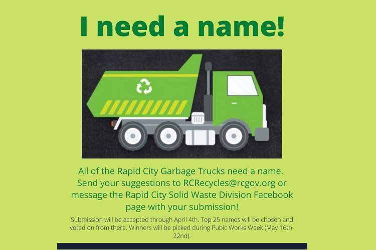 'Name The Garbage Truck' Contest Hosted by City's Solid Waste Division
