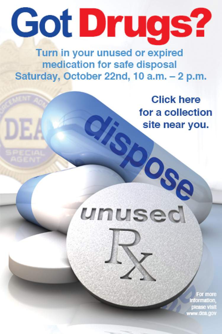 National Prescription Drug Take-Back Day set for October 22nd