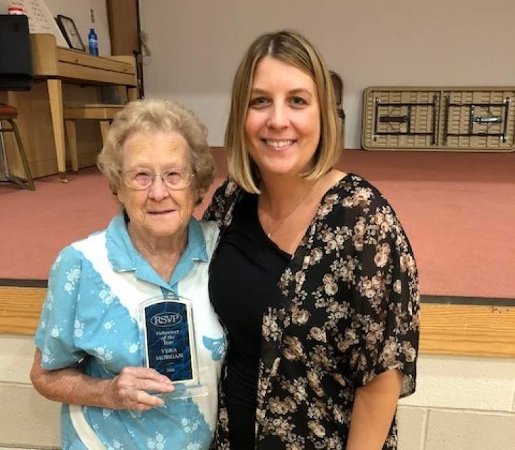 Vera Morgan Named RSVP+ Volunteer of the Year