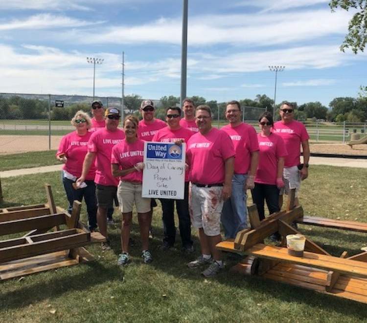 The City's Team for this year's United Way of the Black Hills' Day of Caring.