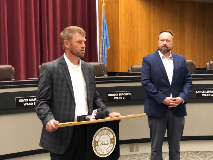 Vision Fund Citizen Committee Chairman John Kaiser announces the list of recommended projects the committee is bringing forward to the Rapid City Common Council for consideration of Vision Funds for the 2025-29 cycle.