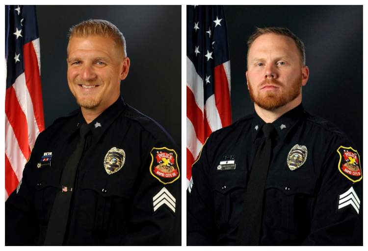 Lt. Tim Doyle (left) and Lt. Christian Sigel (right)